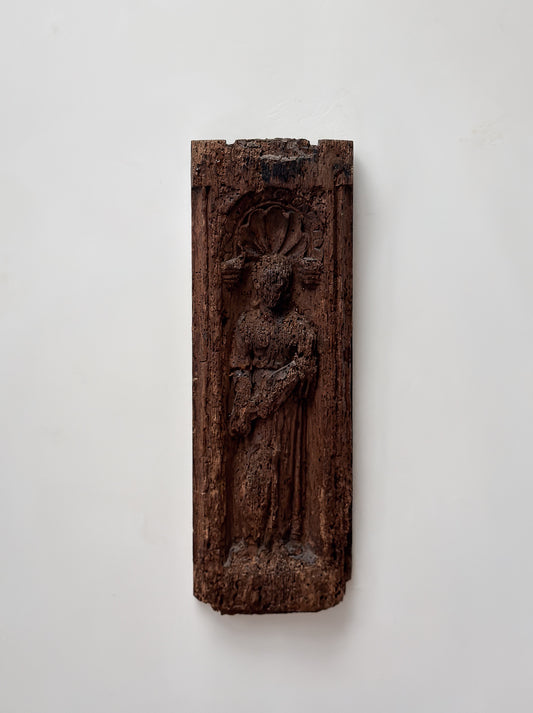 CARVED WOODEN PANEL 17TH